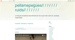 Desktop Screenshot of pellampegues.blogspot.com