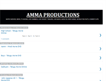 Tablet Screenshot of ammaproductionsmovies.blogspot.com