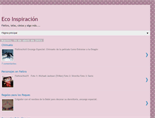 Tablet Screenshot of ecoinspiracion.blogspot.com