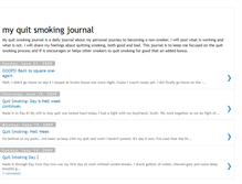 Tablet Screenshot of myquitsmokingjournal.blogspot.com