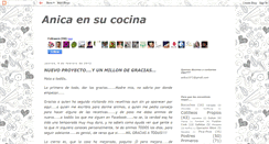 Desktop Screenshot of anicaensucocina.blogspot.com