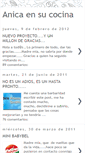 Mobile Screenshot of anicaensucocina.blogspot.com