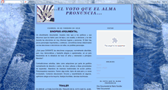 Desktop Screenshot of elvotoqueelalma.blogspot.com