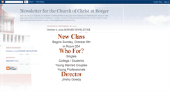 Desktop Screenshot of borgerchurchnews.blogspot.com