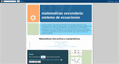 Desktop Screenshot of matematicastelesecundaria.blogspot.com