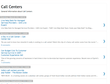 Tablet Screenshot of call-center-information.blogspot.com