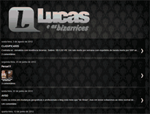 Tablet Screenshot of lucaseasbizarrices.blogspot.com