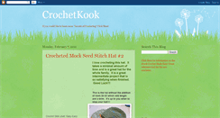 Desktop Screenshot of crochetkook.blogspot.com