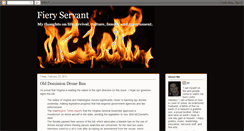 Desktop Screenshot of fieryservant.blogspot.com