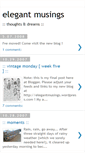 Mobile Screenshot of elegantmusing.blogspot.com