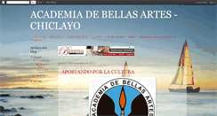 Desktop Screenshot of bellasarteschiclayo.blogspot.com