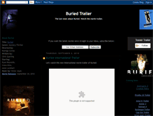 Tablet Screenshot of buried-movie-trailer.blogspot.com