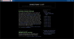 Desktop Screenshot of pbsdirectoryblog.blogspot.com