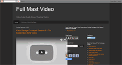 Desktop Screenshot of fullmastvideo.blogspot.com