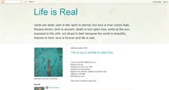 Desktop Screenshot of lifeisreal84.blogspot.com