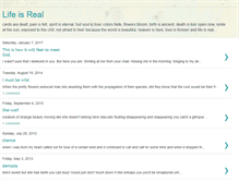 Tablet Screenshot of lifeisreal84.blogspot.com