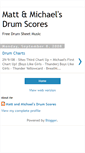 Mobile Screenshot of drumcharts.blogspot.com