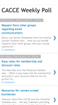 Mobile Screenshot of cacceweeklypoll.blogspot.com