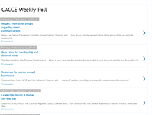 Tablet Screenshot of cacceweeklypoll.blogspot.com