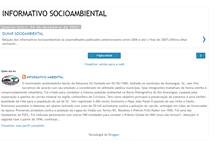 Tablet Screenshot of informativo-ambiental.blogspot.com