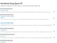 Tablet Screenshot of northlandsongquest07.blogspot.com