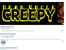 Tablet Screenshot of dearunclecreepy.blogspot.com