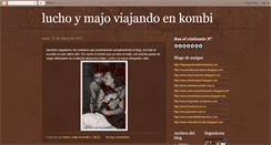 Desktop Screenshot of luchoymajoviajandoenkombi.blogspot.com