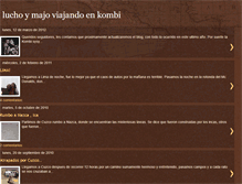Tablet Screenshot of luchoymajoviajandoenkombi.blogspot.com