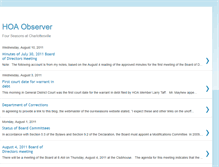 Tablet Screenshot of hoaobserver.blogspot.com