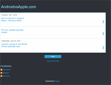 Tablet Screenshot of android-vs-iphone.blogspot.com