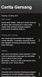Mobile Screenshot of ceritagersang.blogspot.com