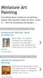 Mobile Screenshot of miniatureartpainting.blogspot.com