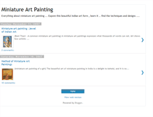 Tablet Screenshot of miniatureartpainting.blogspot.com