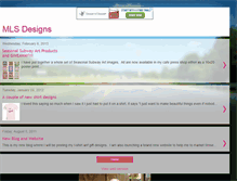 Tablet Screenshot of mls-designs.blogspot.com