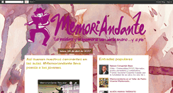 Desktop Screenshot of memoriandante.blogspot.com