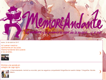 Tablet Screenshot of memoriandante.blogspot.com