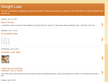 Tablet Screenshot of loseweightresources.blogspot.com
