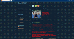 Desktop Screenshot of elascensor112.blogspot.com