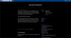 Desktop Screenshot of krightsradio.blogspot.com