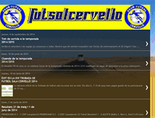 Tablet Screenshot of futsalcervello.blogspot.com