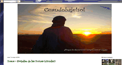 Desktop Screenshot of cuandobajelsol.blogspot.com
