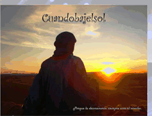 Tablet Screenshot of cuandobajelsol.blogspot.com