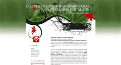 Desktop Screenshot of circulodeescritorasdominicanas.blogspot.com