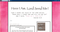 Desktop Screenshot of hereiam-lordsendme.blogspot.com