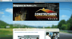 Desktop Screenshot of construyamosmejor.blogspot.com