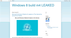 Desktop Screenshot of leakedwindows8.blogspot.com