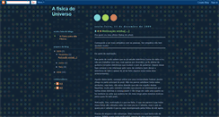 Desktop Screenshot of fisicadouniverso.blogspot.com