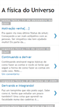 Mobile Screenshot of fisicadouniverso.blogspot.com
