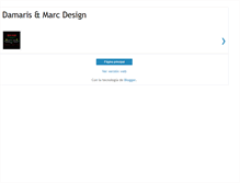 Tablet Screenshot of damarismarcdesign.blogspot.com