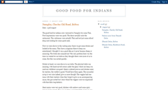 Desktop Screenshot of goodfoodforindians.blogspot.com